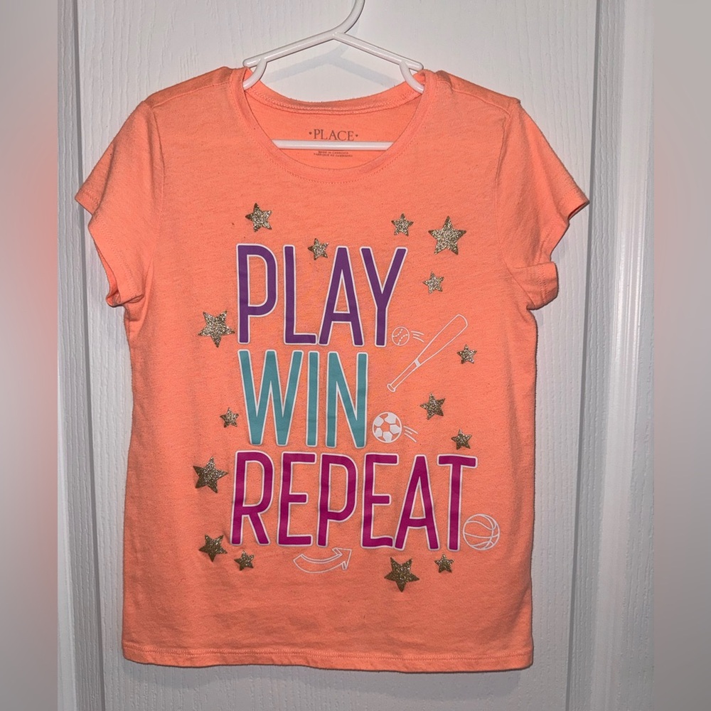Place Orange Tee with Playful Graphic